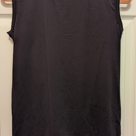 Zuda Black Z-Cool Ruched Front Tank Top Women's Size Extra Small XS - Picture 3 of 10